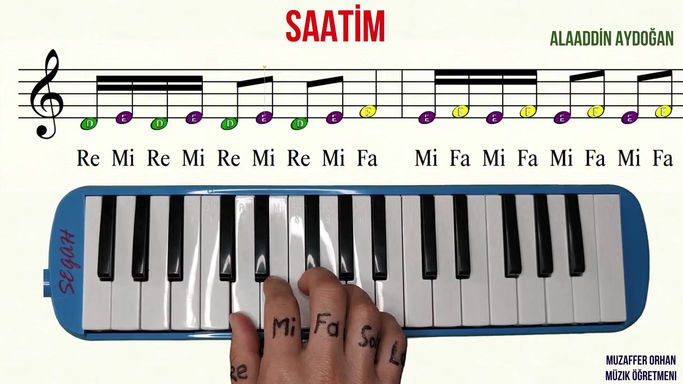 3) Melodika Öğreniyorum - Saatim Parçası